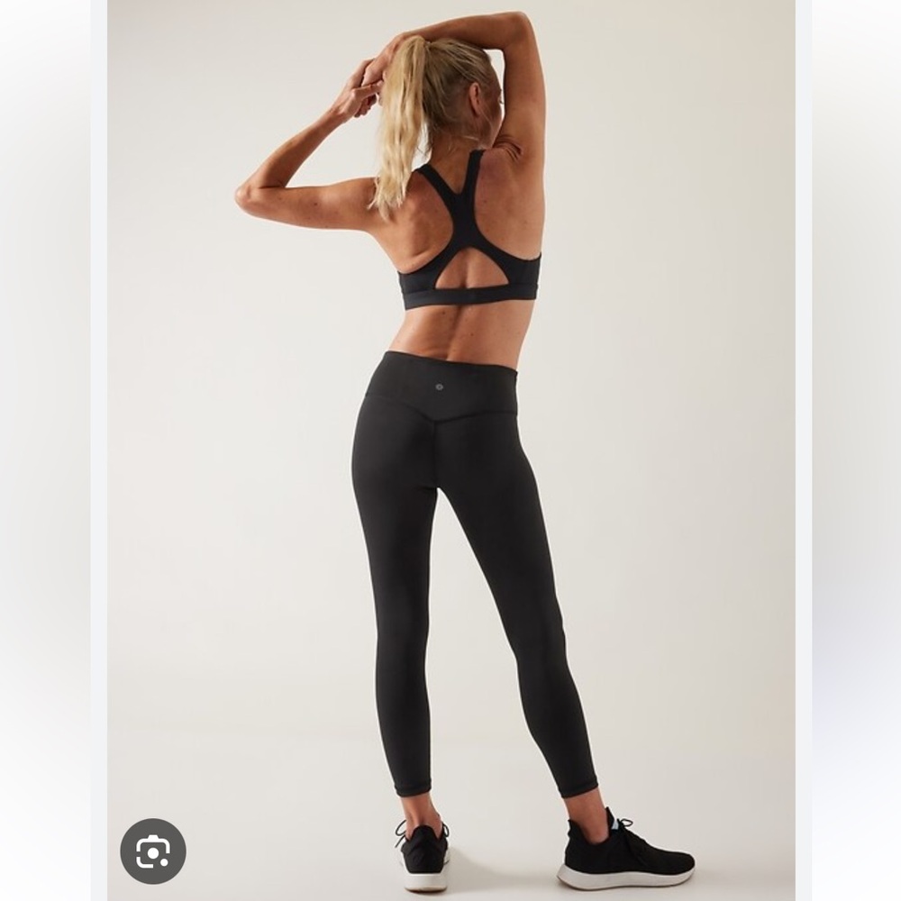 Athleta Black Elation Train 7/8 Tights Size S
